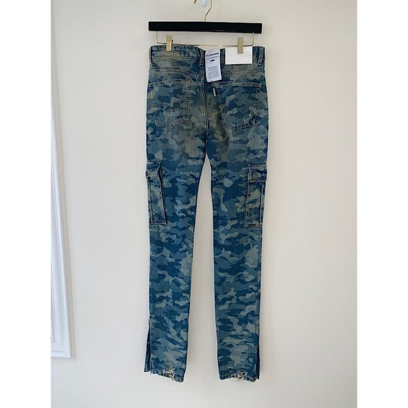 Filles A Papa SUPERCROSS LASER PRINT CAMO CARGO JEANS size 26/32 NWT - Picture 2 of 5